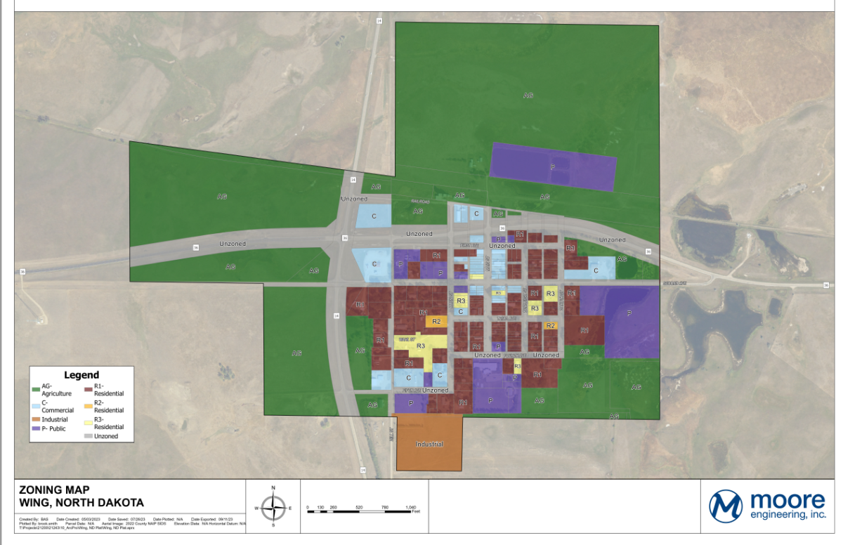 Wing Plat Map